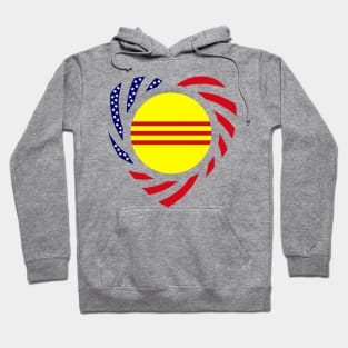 Vietnamese (South) American Multinational Patriot Flag (Heart) Hoodie